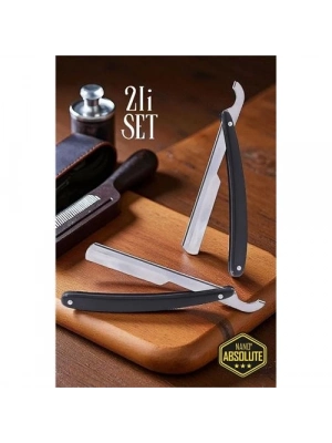 ® Berber Usturası - 2 adet Türk Tipi Berber Tıraş Usturası