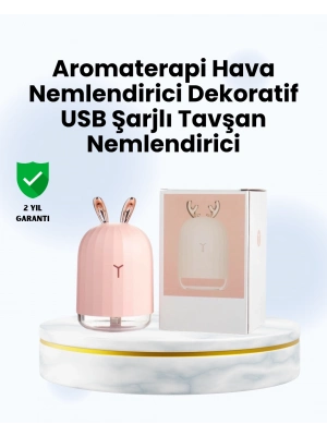 ® Beyaz Renk Ultrasonik Hava Nemlendirici ve Aromaterapi Difüzörü