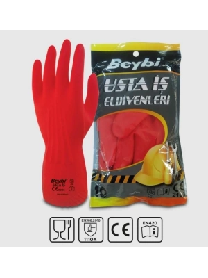 ® Beybi Usta İş Lateks Eldiven NO:9