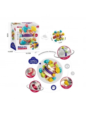 ® BIB6034- 6 in 1 Diş Kaşıyıcılı Bebek Topu