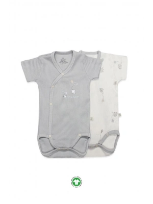 ® 2li Yarım Kol Badi 17117 Ekru Gri