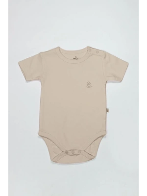 ®   Organik Natural Basic Style Yarım Kol Body BS17103 Bej