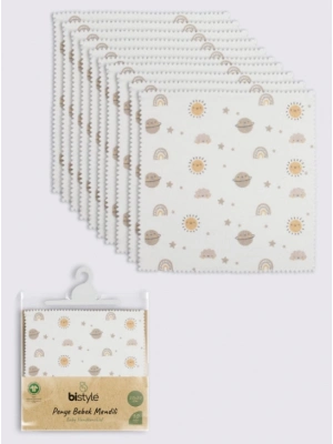 ®   Planet 20x20 10Lu Penye Mendil 90164 Ekru