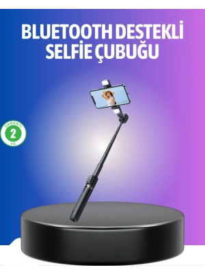 ® Bluetooth Selfie Çubuğu – Uzaktan Kumandalı