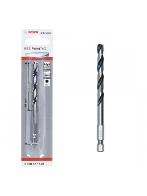 ® Bosch Pointteq Altıgen Şaftlı Hss Matkap Ucu 6,5 mm