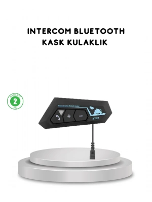 ® BT22 Kask Bluetooth Kulaklık 5.0 Gürültü Engelleyici ve Eller Serbest Kullanım