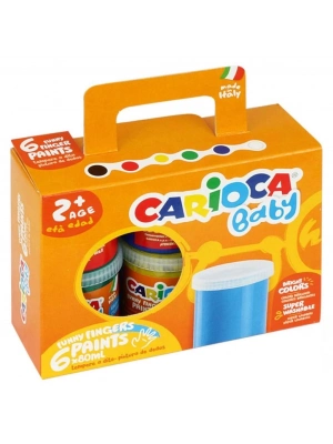 ®  Yıkanabilir Parmak Boyası 6 Renk