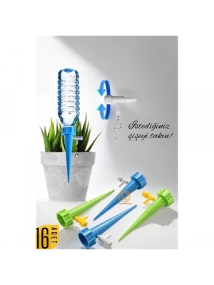 ® Çiçek Damlama Sulama Aparatı 16 Adet