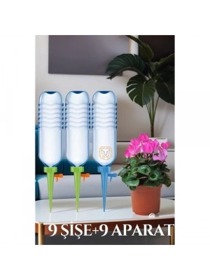 ® Çiçek Damlama Sulama Şişe Aparat 18 li set Seti