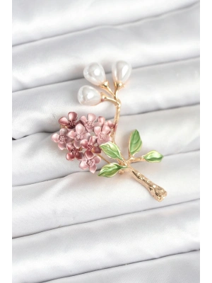 ® Çiçek Model Broş