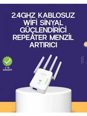 ® Çift Bantlı Otomatik Kurulum WiFi Repeater Menzil Genişletici