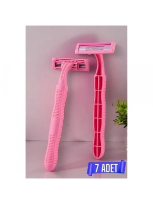 ® Çift Bıçaklı Banyo Tıraş Bıçağı – 7’li Paket, Hassas ve Hijyenik Tıraş İçin