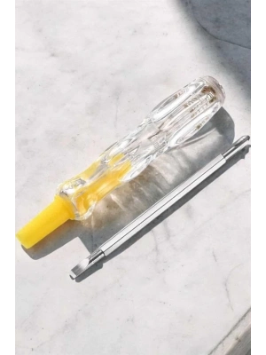 ® Çift Taraflı Elektrik Kontrol Kalemi Şeffaf Tornavida