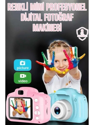 ® Çocuk Kamerası Profesyonel Hafif Ve Uzun Ömürlü USB Şarjlı 2.0 İnç