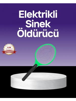 ® Çocuk ve Evcil Hayvan Dostu Elektrikli Sinek Raketi | Güvenli Kullanım