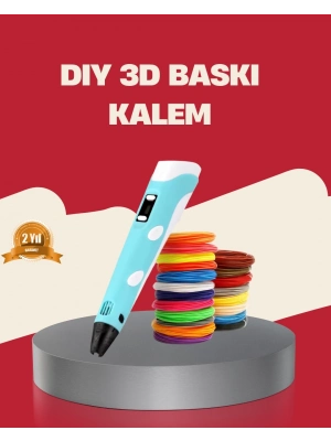 ® Çocuklar İçin Güvenli 3D Yazıcı Kalem