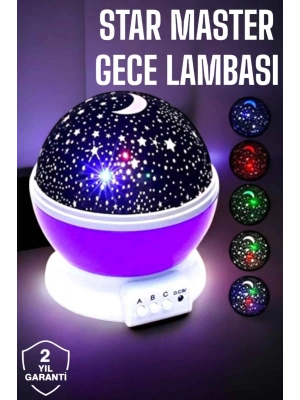 ® Çocuklara Özel Yıldızlı Gece Lambası