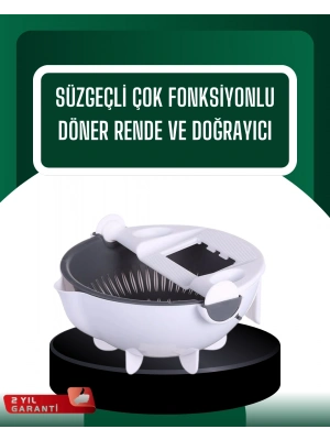 ® Çok Amaçlı Hazneli Sebze Rende Doğrayıcı ve Soyucu