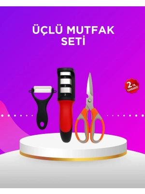 ® Çok Amaçlı Mutfak Makas Seti – Paslanmaz Çelik ve Ergonomik Tasarım