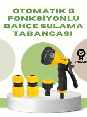 ® Çok Fonksiyonlu Bahçe Sulama Tabancası Ergonomik Basınçlı Sprey