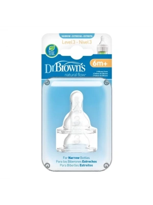 ®   Dar Ağız 3.Evre 2Li Silikon Biberon Emziği