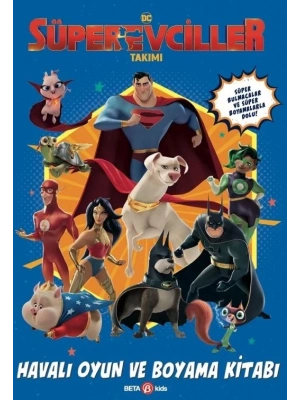 ® Süper Evciller Takımı - Havalı Oyun ve Boyama Kitabı