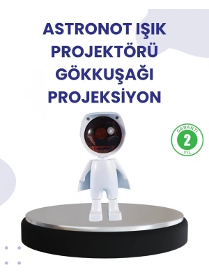 ® Dekoratif Gün Batımı Işığı – Astronot Figürlü