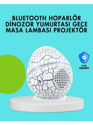 ® Dinozor Yumurtası Tasarımlı Gece Lambası – Müzik ve Işık Senkronizasyonlu