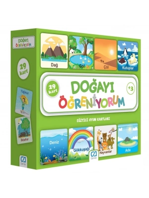 ® CAEGT-5053 Doğayı Öğreniyorum Eğitici Oyun Kartları -