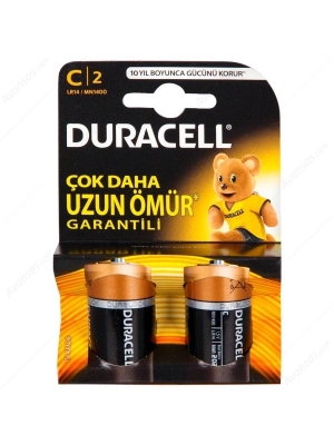 ® Duracell Alkalin C Orta Boy Pil 2li Paket