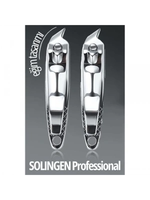 ®  Eğimli Tırnak Makası 2 li Set Solingen Profesyonel