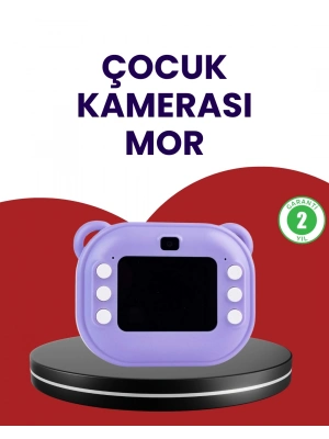 ® Eğlenceli Şipşak Çocuk Kamerası – Oyun, Müzik ve 18 Efektli Anında Baskı