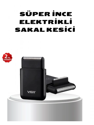 ® Elektrikli Tıraş Makinesi Çift Başlıklı Ultra İnce Tasarım