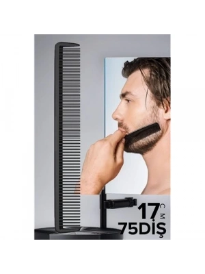 ® Elize İnce Uzun Sakal Bıyık Tarağı