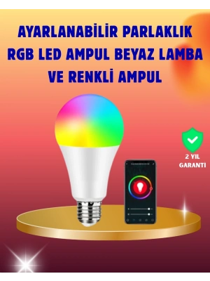 ® Enerji Verimli Akıllı LED Ampul, Uzaktan Kontrol Özellikli