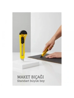 ® Ergonomik Maket Bıçağı - Büyük Boy Maket Bıçağı