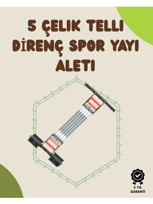® Ergonomik Tutma Yerli, Pedallı ve Ayarlanabilir Elastik Yaylı Spor Ekipmanı