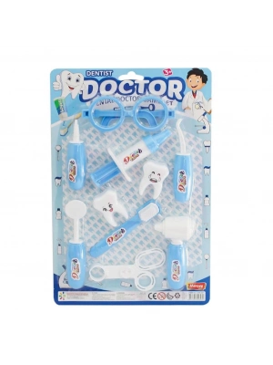 ® ERN-897 Heroes Toys Kartela Erkek Dişçi Oyun Seti