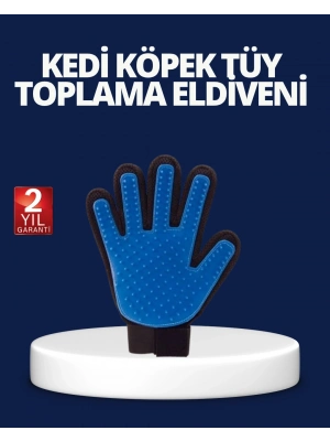 ® Evcil Hayvan Tüy Toplama ve Masaj Eldiveni – Köpek ve Kedi Tüy Dökülme Önleyici Bakım Eldiveni