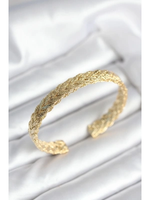 ® Ezme Zincir Model Gold Renk Kadın Bileklik