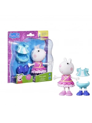 ® F8859 Peppa Pig ve Ailesi Kıyafetli Figür Seti +3 yaş