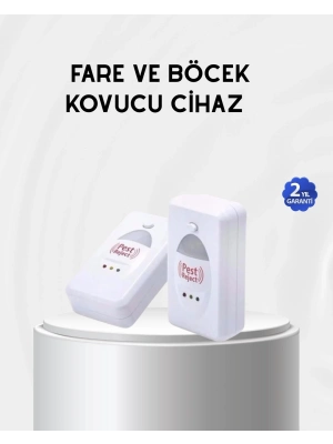 ® Fare, Sivrisinek ve Böcek Kovucu Ultrasonik Cihaz – Güvenli ve Kimyasalsız Çözüm