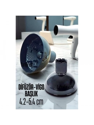 ® Fön Için Difüzör Başlık 4.2 cm ile 5.4 cm Uyumlu