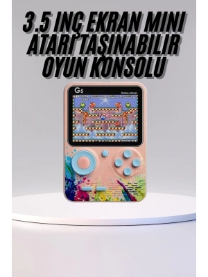 ® Game Box Mini 500 Adet Retro Oyun Taşınabilir Oyun Konsolu