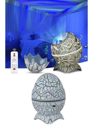 ® Gece Lambası Yumurta Işık Speaker Yeni Nesil Dinozor Yumurtası Görünümlü