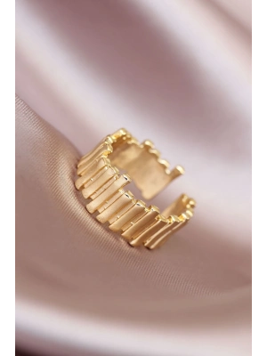® Gold Renk Metal Ayarlamalı Kadın Yüzük