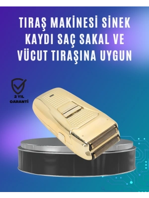 ® Güçlü Motorlu Kablolu Sakal ve Bıyık Tıraş Makinesi Çelik Bıçaklı