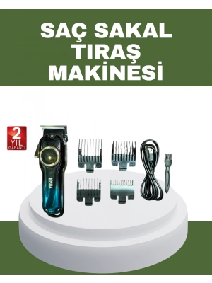 ® Güçlü Motorlu Paslanmaz Çelik Bıçaklı Saç Kesim Makinesi