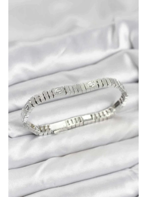 ® Gümüş Renk VIP Seri Bileklik