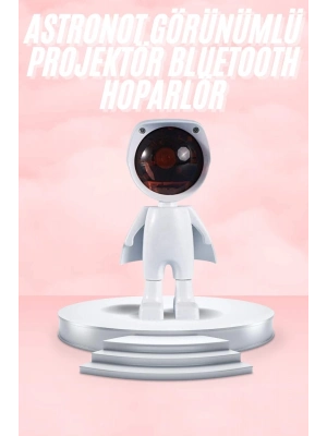 ® Gün Batımı Lambası Işık Arka Plan Projektör Sevimli Astronot Enerji Tasarruflu